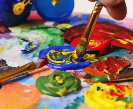 Art materials used in child psychotherapy